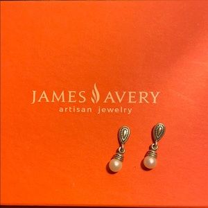 James Avery Pearl Earrings